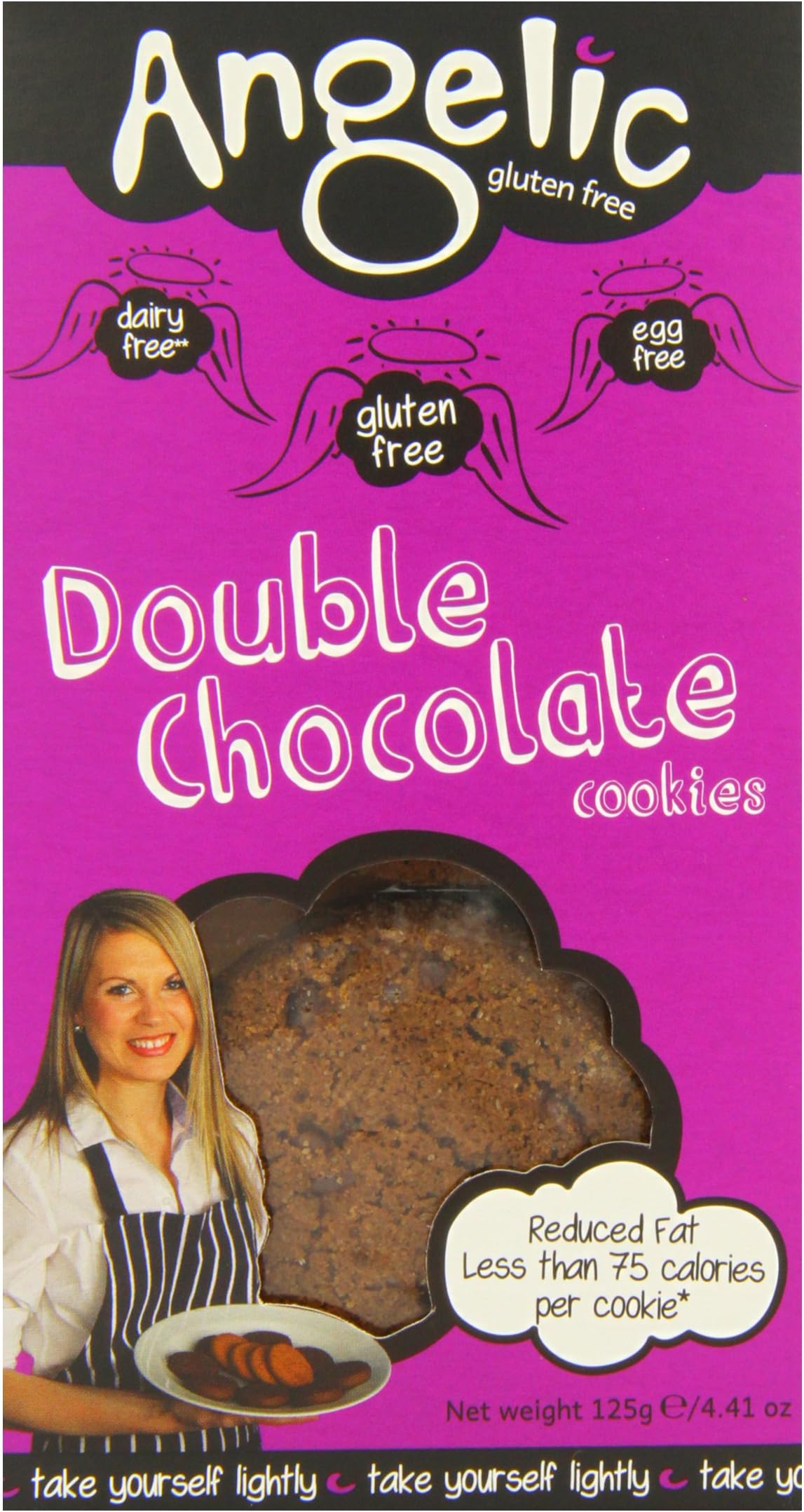 Angelic Gluten Free Double Chocolate Cookie 125 g (Pack of 4)
