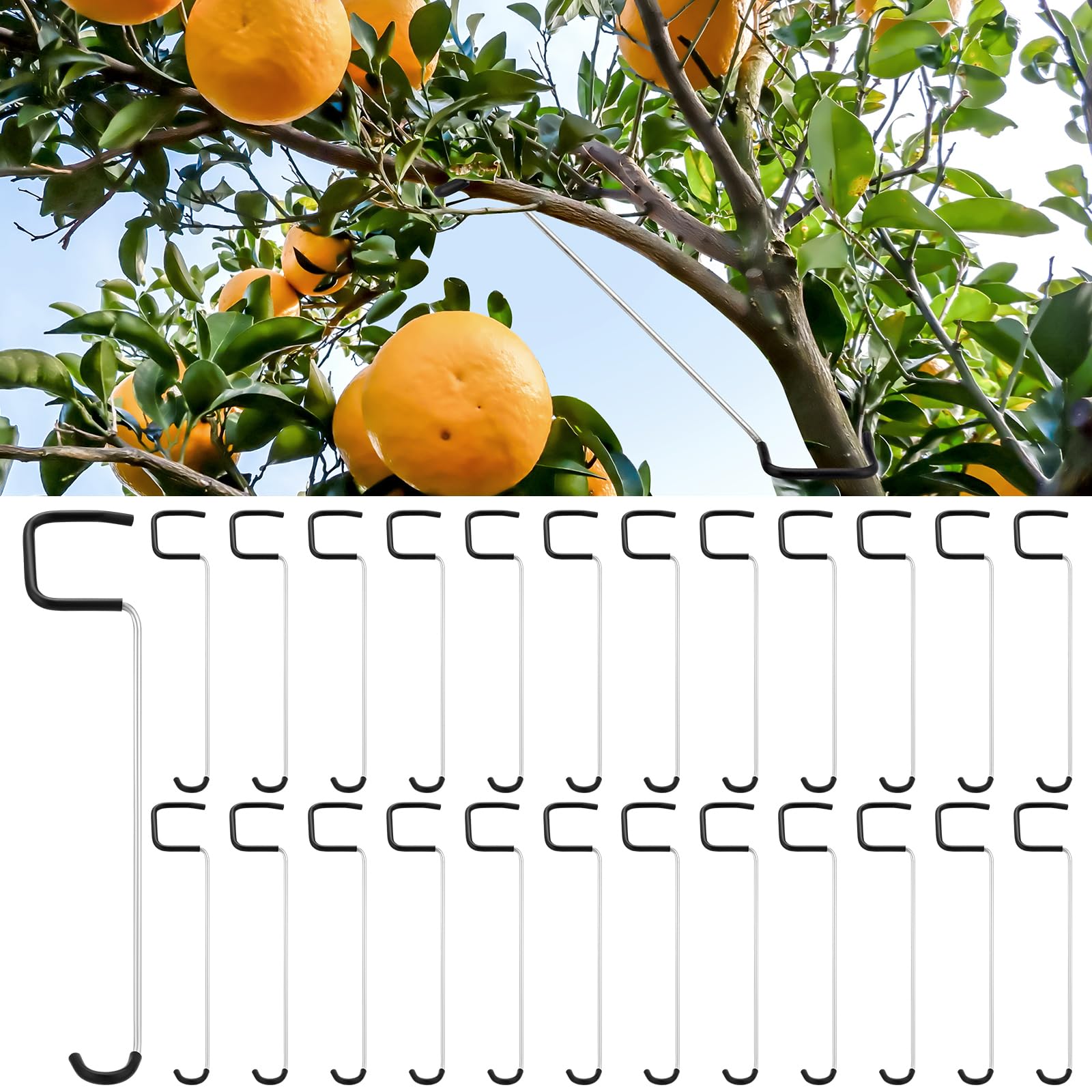 Photo 1 of MorningRo 25 Pcs Fruit Trees Limb Spreader 7 Inch Tree Branch Puller Spreader with Plastic Hose Wrapped, Spreading Crotch Open Angles Branches Support Bending Tool for Shaping Seedlings Flowers