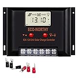 ECO-WORTHY 60A 12V/24V PWM Solar Charger Controller