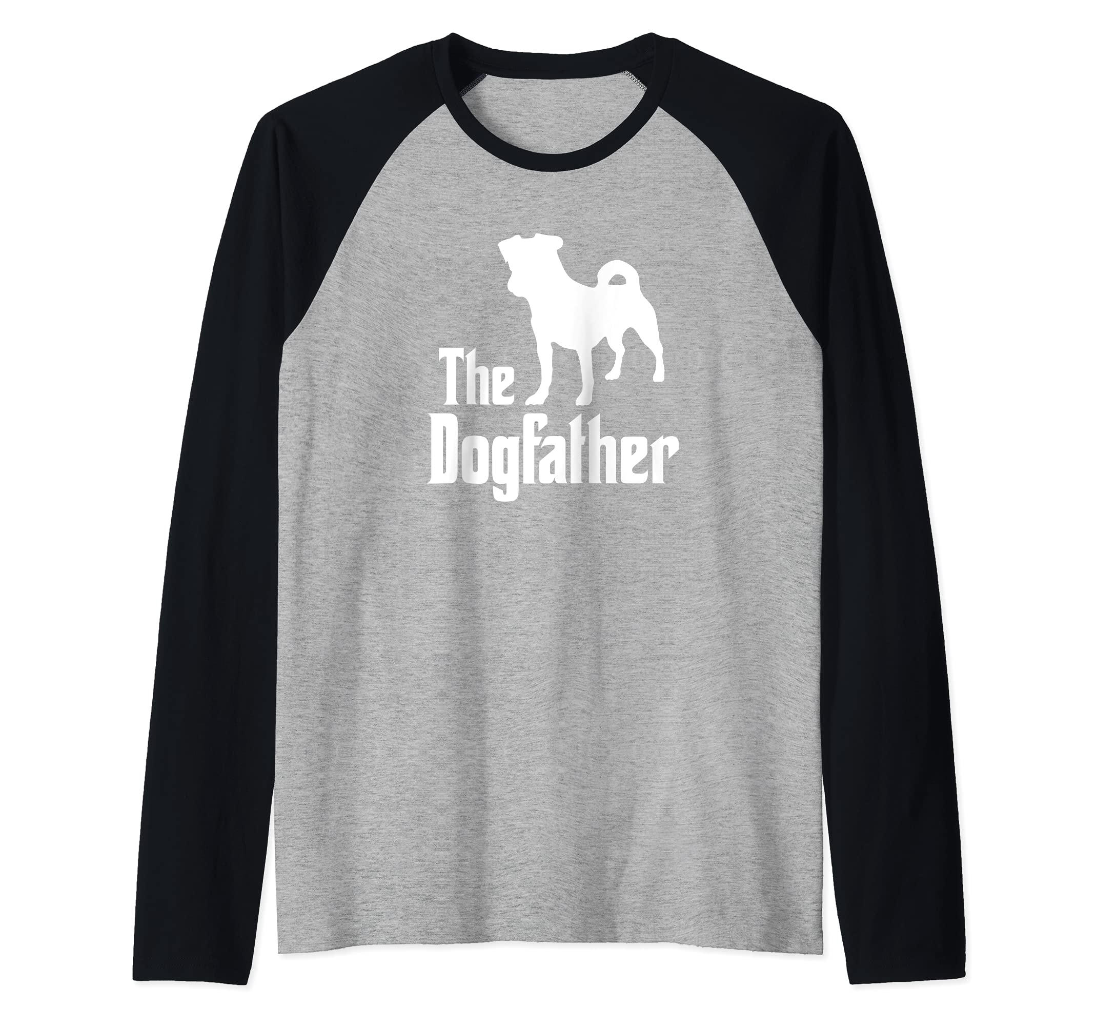 The Dogfather - funny dog gift, funny Jack Russell Terrier Raglan Baseball Tee