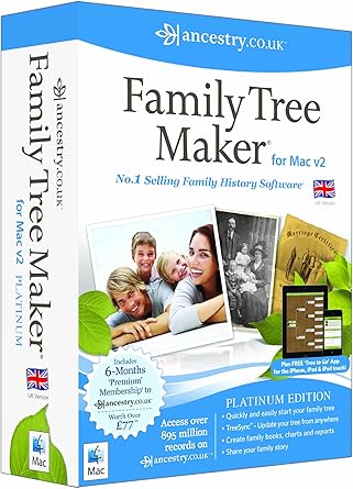 Family Tree Maker For Mac V2 Mac Amazon Co Uk Software