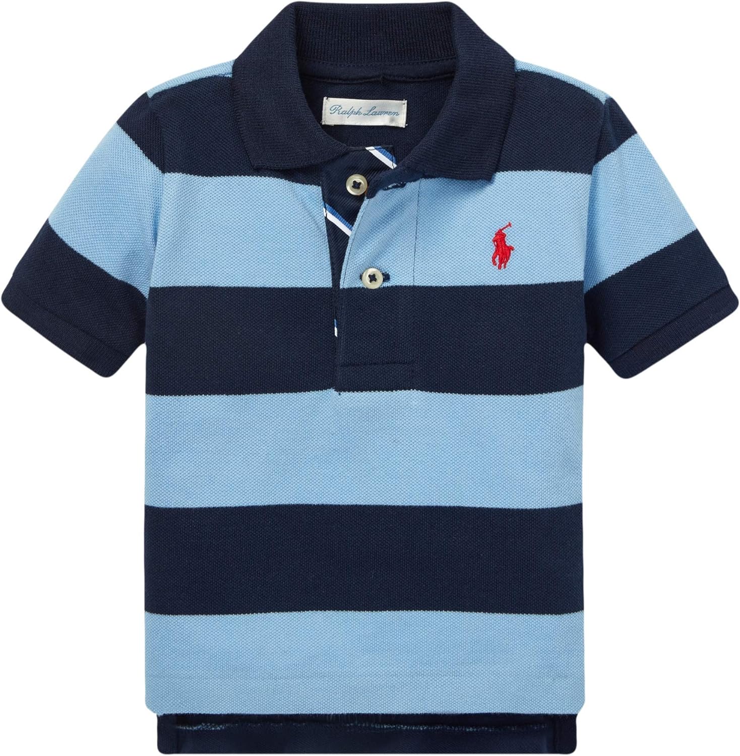 Tshirts en tops RALPH LAUREN lime green cotton mesh Baby boy polo