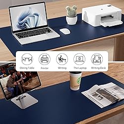 Aothia Leather Desk Pad Protector, Mouse