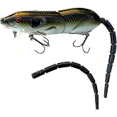Krave Lures Rat Fishing Lure (Worm Brown) - 10 Inch, 2.4 Ounces, 1 Piece