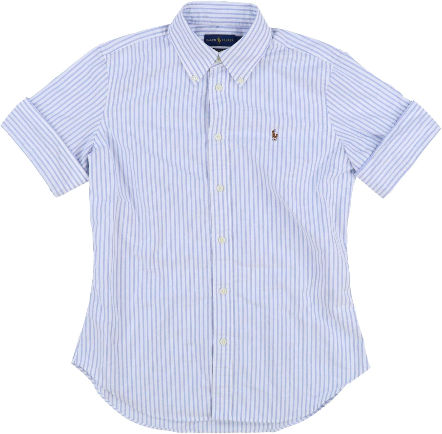 ralph lauren short sleeve oxford shirt