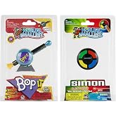 World&rsquo;s Smallest Bop It &amp; Simon Mini Electronic Games Set of 2, Ages 6+ | Fully functional miniature versions with authentic lights and sounds