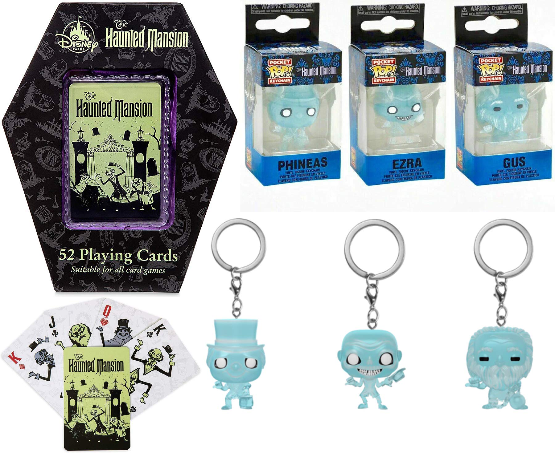 Hitch a Ghost Disney Haunted Mansion Attraction 3 Ghosts Hitchhiking Characters Pocket Pop! Figures 