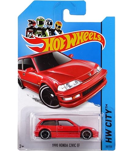 Amazon.com: HOT WHEELS HW CITY Blue 1990 本田CIVIC EF ERROR ON