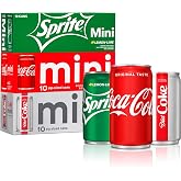Coca-Cola Mini Can Variety Pack, 7.5 Fl Oz, Pack Of 30 (10 Each: Coke Classic, Diet Coke, Sprite),, 7.5 Fl Oz ()