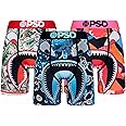 PSD Men's Warface Luxe Boxer Briefs - 7 Inch Inseam Breathable and Supportive Men's Underwear with Moisture-Wicking Fabric