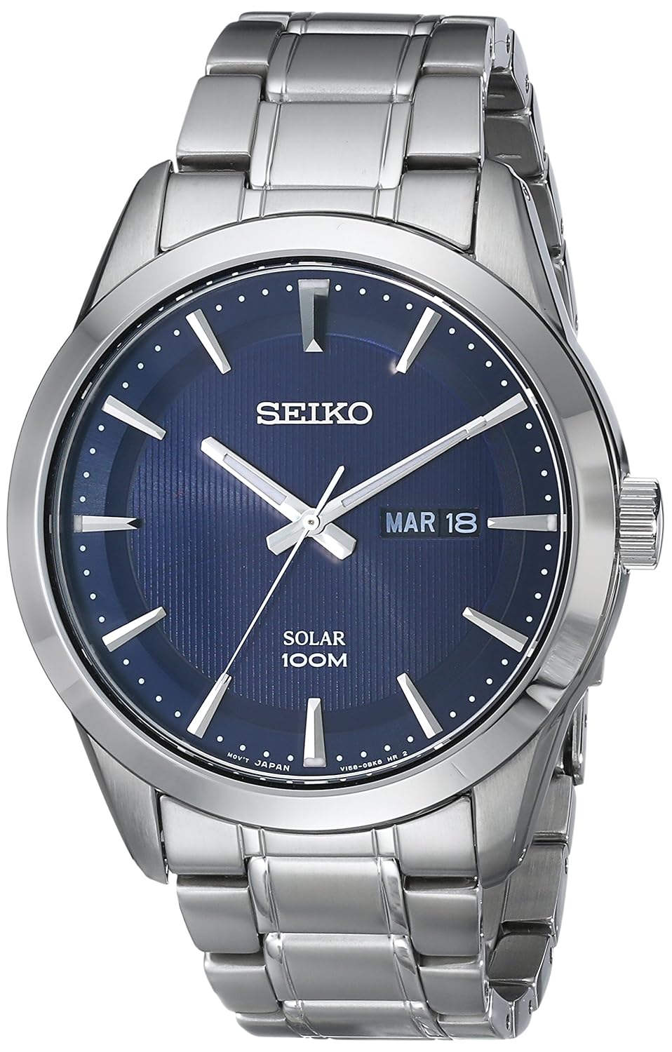 seiko silvertone solar