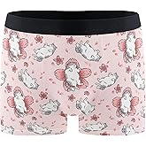 visesunny Mens Boxer Briefs Underwear Flyless Anti-Chafing Moisture Wicking Funny Underpants