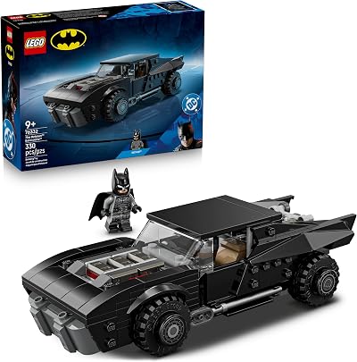 LEGO DC The Batman Batmobile Car Toy 76332 Minifigure Golden Coin 20th