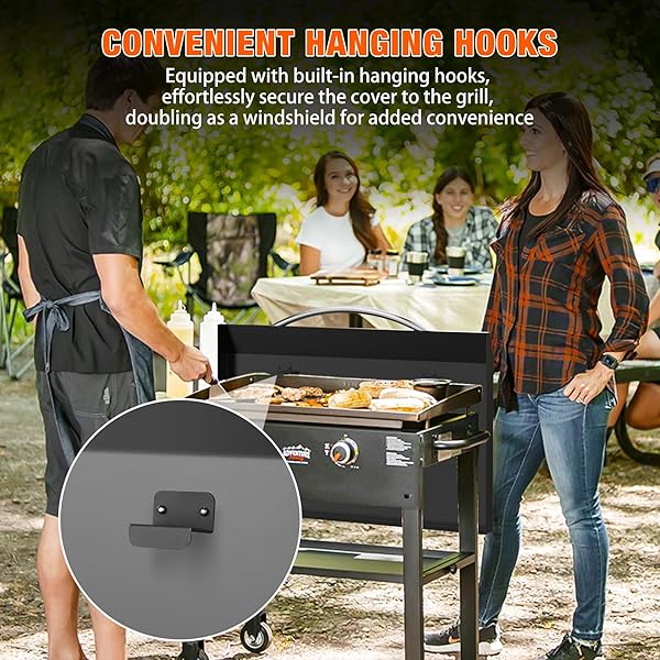 ONLY FIRE GRILL COVER FLAT TOP COVER FOR 28″ BLACKSTONE GRIDDLE, GREAT FOR OUTDOOR COOKING