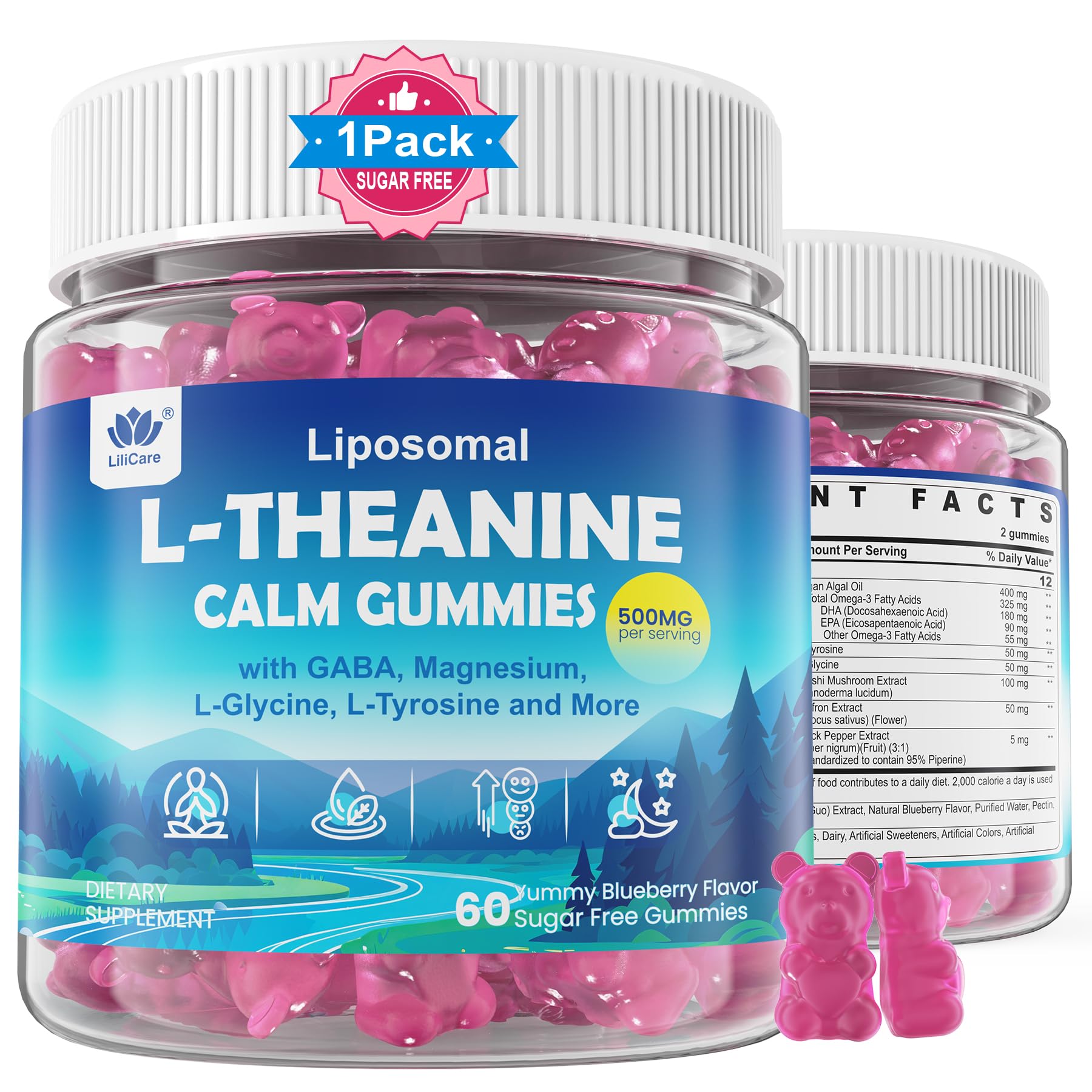 Liposomal L-Theanine Calm Gummies