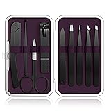 Yougai Tweezers Set,9 Pcs Professional Stainless