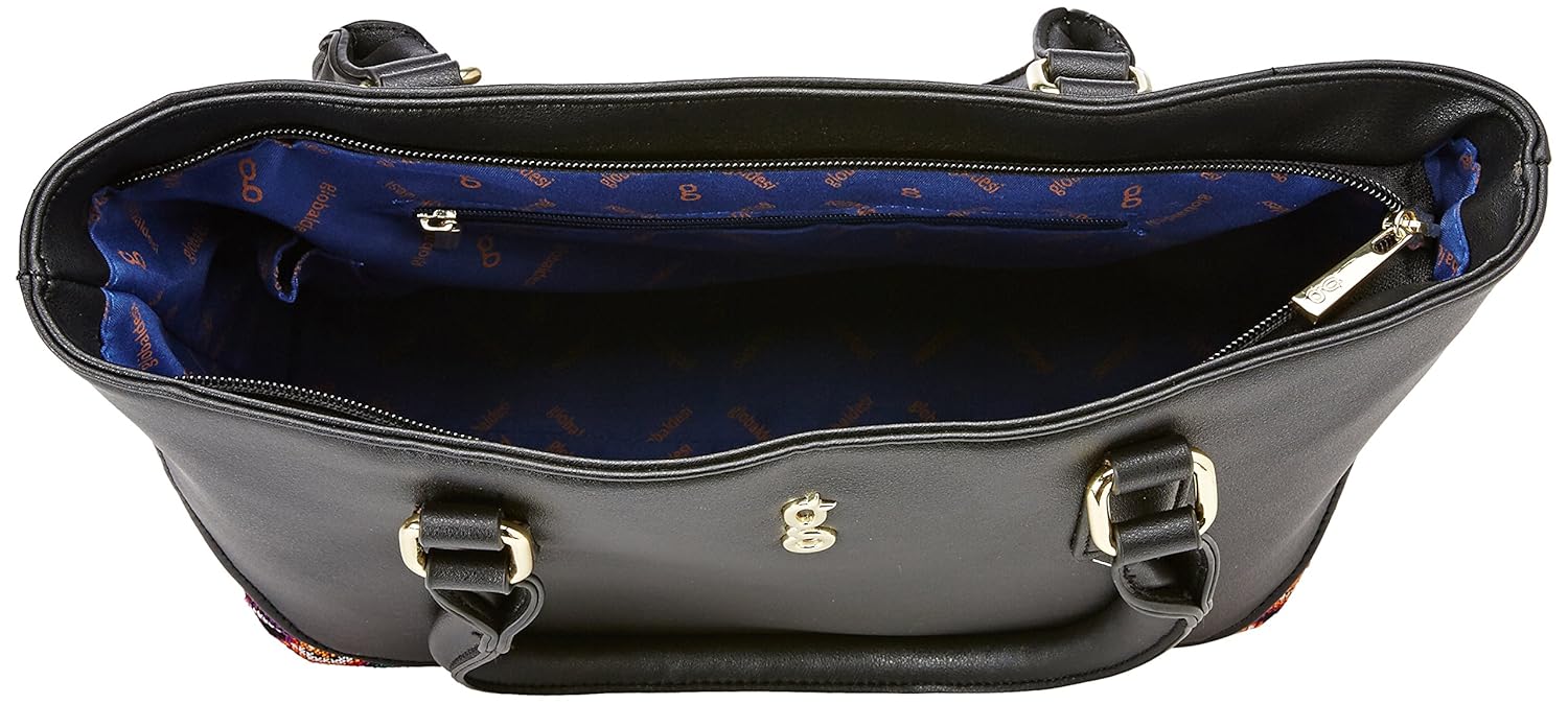 global desi women's tote bag (black) ()