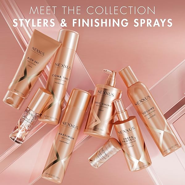 NEXXUS BLOW DRY CREAM FRIZZ CONTROL FOR WEIGHTLESS STYLE & VOLUME, WITH STYLEPROTECT TECHNOLOGY 6 OZ