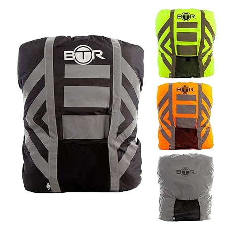 BTR Wasserfester Regenschutz für den Rucksack, Regenschutz für Schulranzen