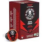 Death Wish Coffee, Dark Roast Single-Serve Coffee Pods, 10 Count