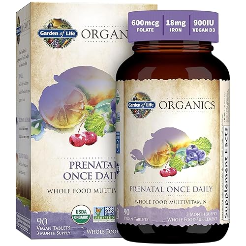 Garden of Life Organics Prenatal Vitamin: Folate for Energy 