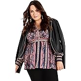 Avenue Serene Long Sleeve Placement Top