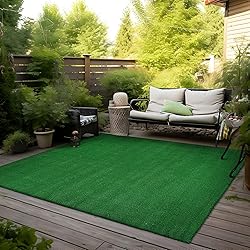 Rugshop Artificial Turf Solid Grass for