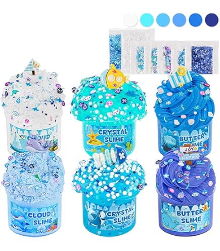 Slime De Stitch Brillante Y Elástico – Azul Con Confeti Plateado – Envase Con Forma De Stitch – Ideal Para Regalar En El Día De Stitch