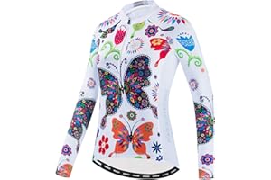 WEIMOSTAR Women's Cycling Jersey Long Sleeve Bike Jacket Biking Shirt Bicycle Clothing