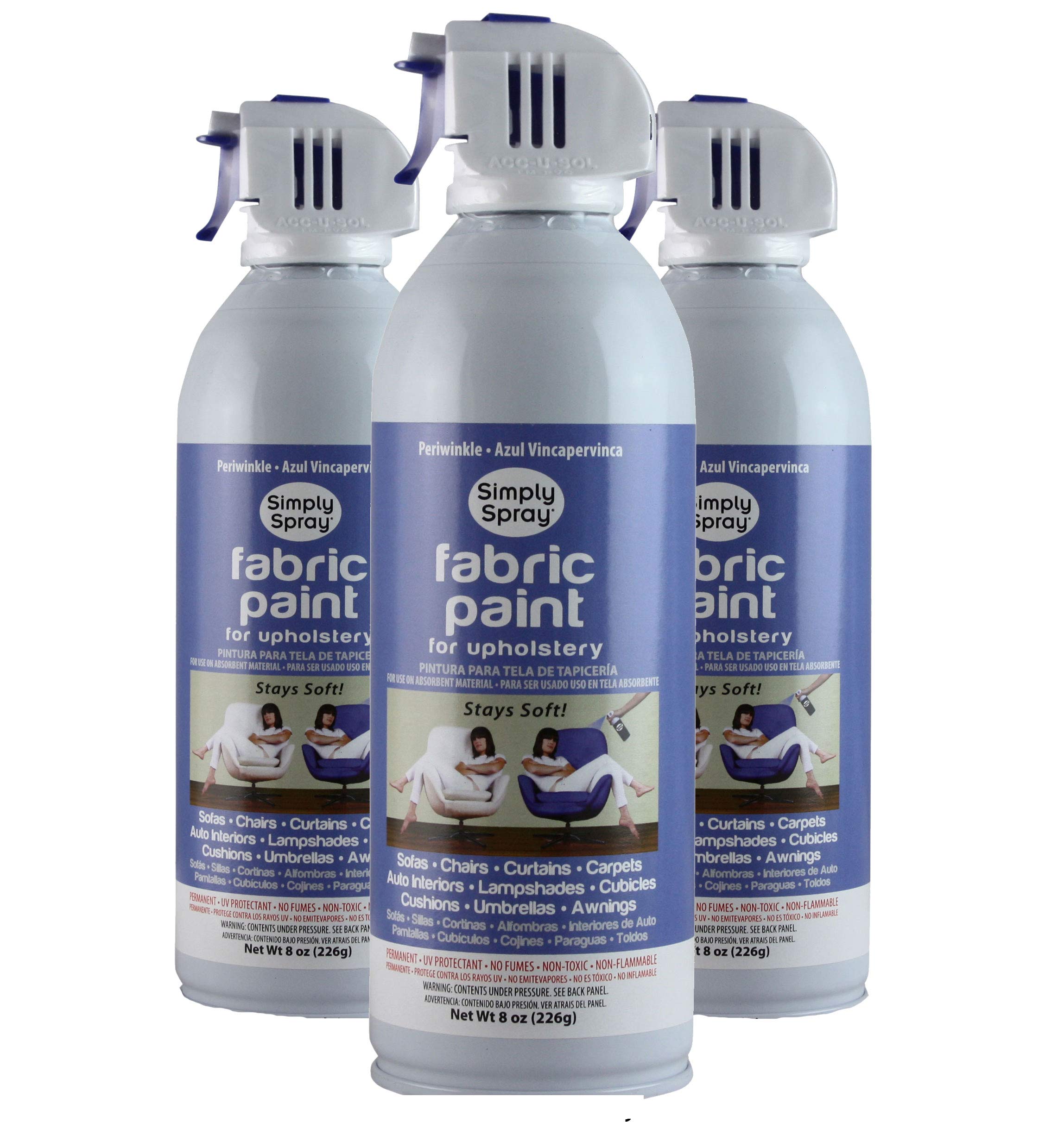 Buy Simply Spray Upholstery Fabric Spray Paint 8 Oz. Can 3 Pack