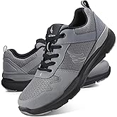 Walking Shoes for Men with Arch Support - Orthopedic Comfortable Sneakers for Plantar Fasciitis - Breathable Non Slip Shoes for Flat Feet & Pain Relief