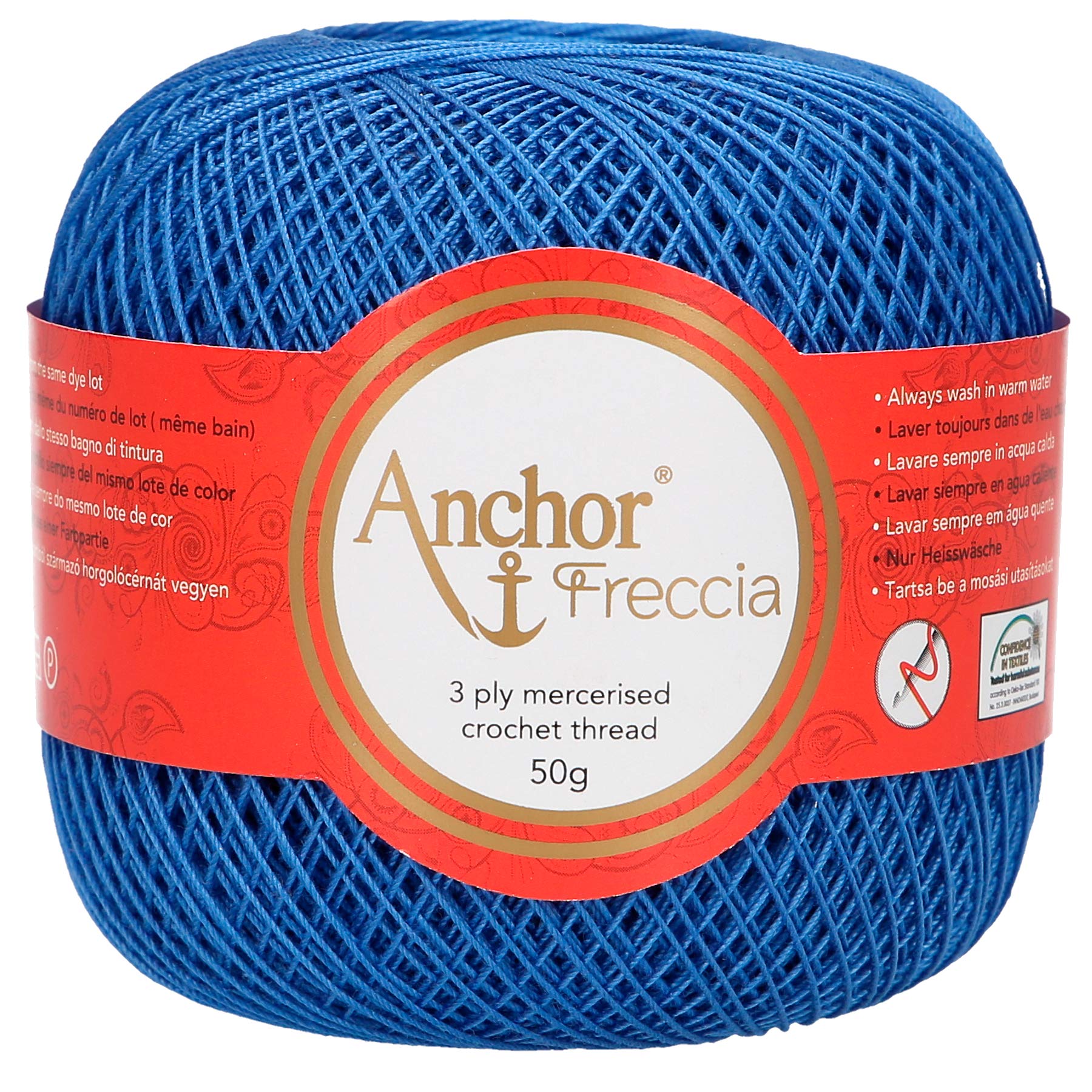 Anchor 4771016 00142 Yarn, Cotton, Blue