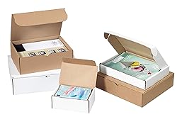BOX USA Shipping Boxes Small 4"L x 4"W x