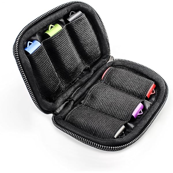 Étui De Rangement Pour Clés USB – 10 Emplacements, Nylon, Zip, Portable, Pour Clés USB, Cartes Mémoire - 9