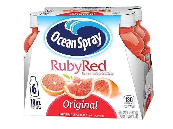 OCEAN SPRAY® RUBY RED GRAPEFRUIT JUICE DRINKS, 10 FL OZ BOTTLES, 6 COUNT (PACK OF 1)