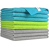 AIDEA Microfiber Cleaning Cloths-8PK, Softer Highly Absorbent, Lint Free Streak Free for House, Kitchen, Car, Window Gifts(12