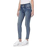 WallFlower Women's Sassy Skinny High-Rise Insta Soft Juniors Jeans (Standard and Plus)