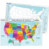 Teacher Created Resources United States of America Map Learning Mat (TCR21019)