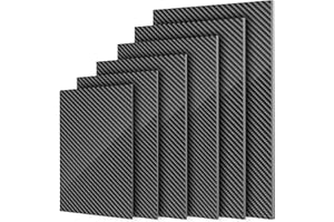 100% 3K Carbon Fiber Sheet Lanstics Carbon Fiber Plate Carbon Fiber Laminate Plate Plain Weave Panel Sheet 3MM Thickness Glossy Surface 400X500X0.5MM 1.0MM 2.0MM 2.5MM 3.0MM