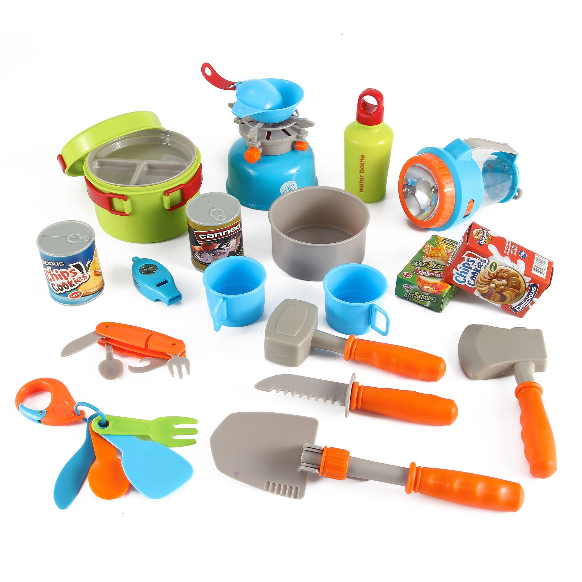 Little Explorers 20 Piece Camping Gear Toy Tools Play Set for Kids eBay