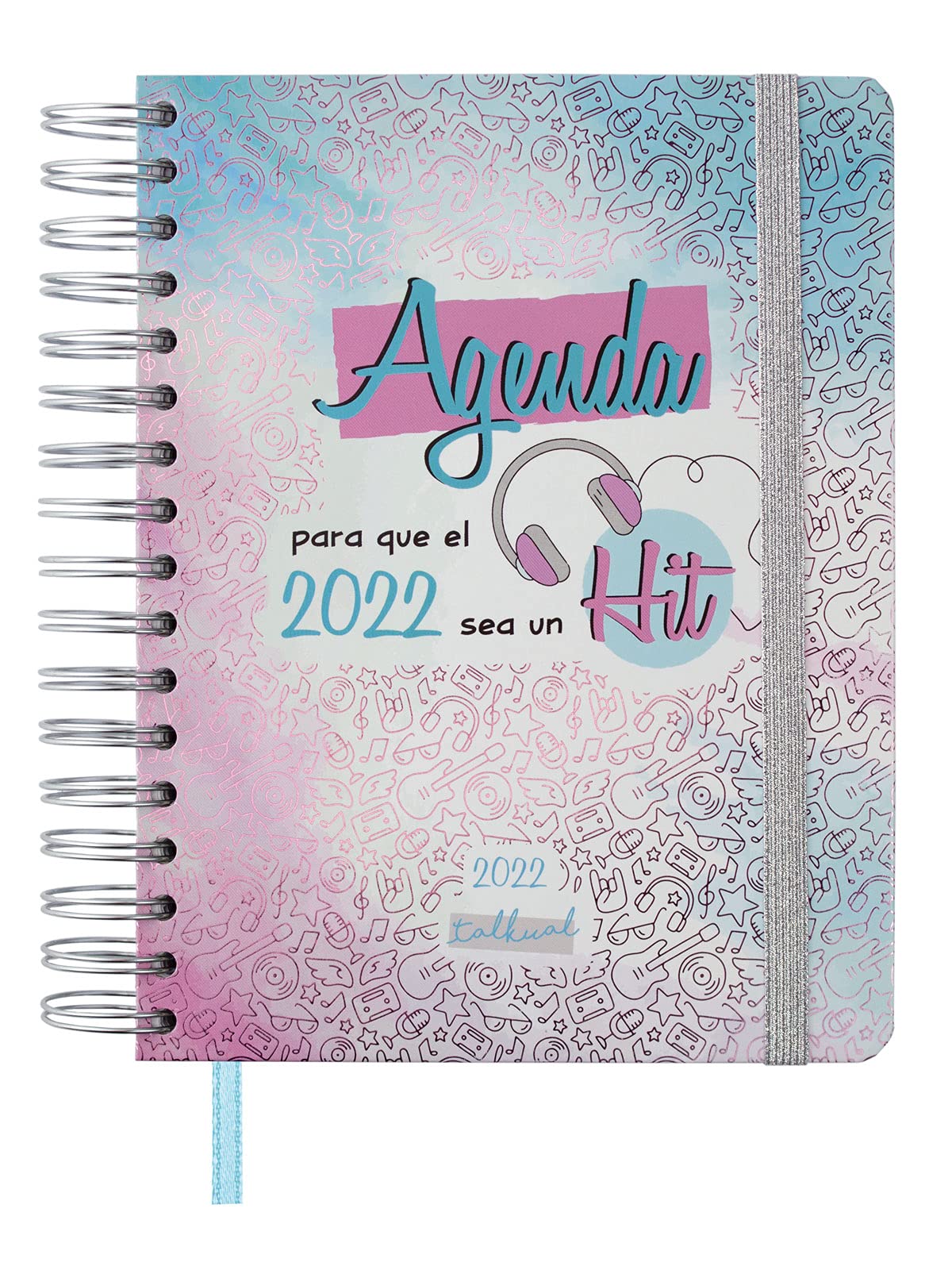 Finocam - 2022 1 Day Page Diary, January 2022 to December 2022 (12 months) 4th - 155 x 217 mm Talkual Hit Spanish