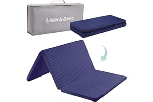 Lilian&Gema Pack and Play Mattress 38"x26"x1", Pack N Play Mattresses Pad for Play Pen and Playard, Premium Foam Playpen Mattress Topper with Washable Cover & Traveling Bag for Baby Toddler