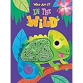 Little Hippo Books In the Wild - Silicone Touch and Feel Board Book - Sensory Board Book (Touch & Feel Sensory Board Books for Baby & Toddler Time)