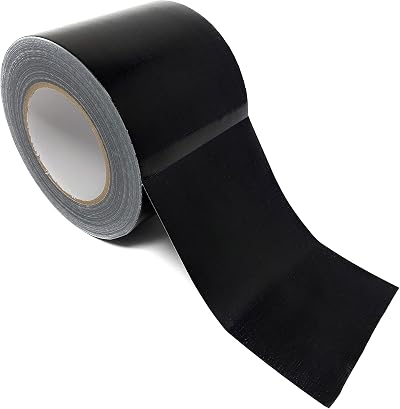 ArmaKit Heavy Duty Duct Tape 100mm x 50M Industrial Black Tape for Patch & Seal