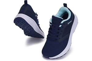 Joomra Women's Wide Toe Box Walking Shoes | Wide Athletic Tennis Sneakers | Rubber Outsole