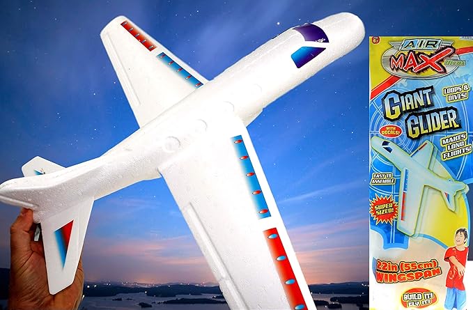 giant styrofoam airplane