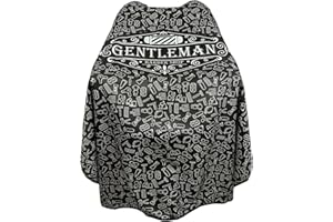 Pelocapa Barber Cape for Men Hair Salon Cape with Snaps Waterproof Professional Hairdresser Designer Cape Gown- 63”× 56”