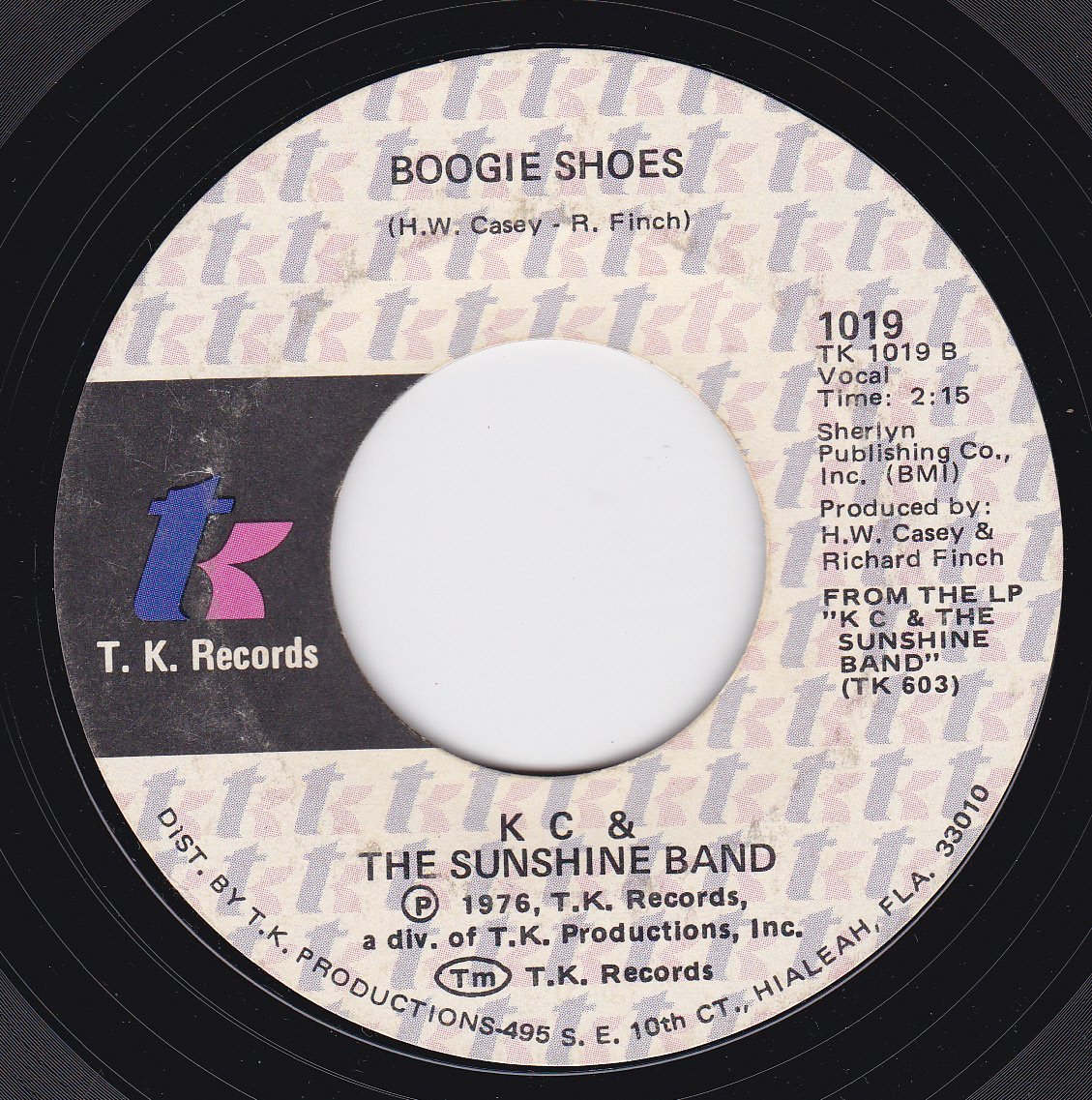 K C The Sunshine Band Shake Your Booty Boogie Shoes Vg 45 Rpm Amazon Com Music