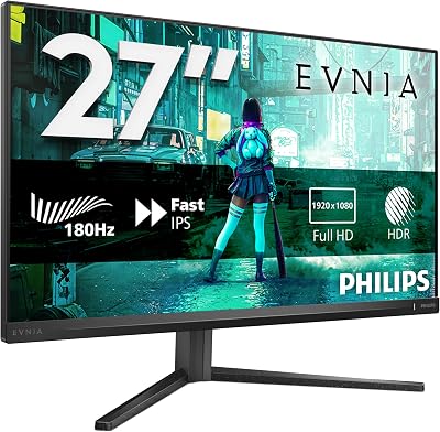PHILIPS Evnia 27 inch FHD 180 Hz 1 ms FreeSync G-Sync HDR10