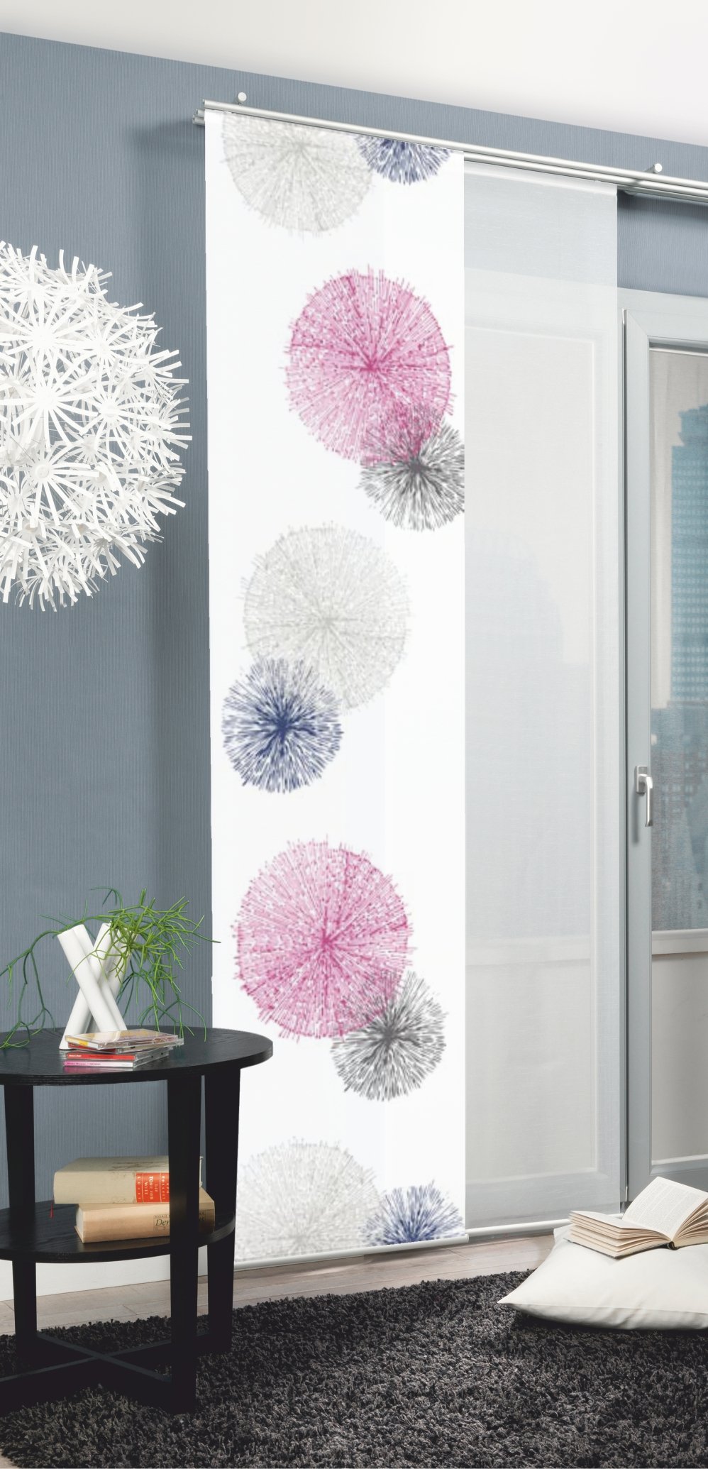 HOME FASHION 87999-713 Lilac (H: 96,5" W: 23,6")